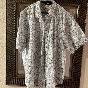Tommy Bahama short sleeve button down.